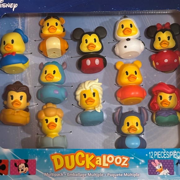 Disney DUCKALOOZ Character Duck Set of 12 - Picture 3 of 4